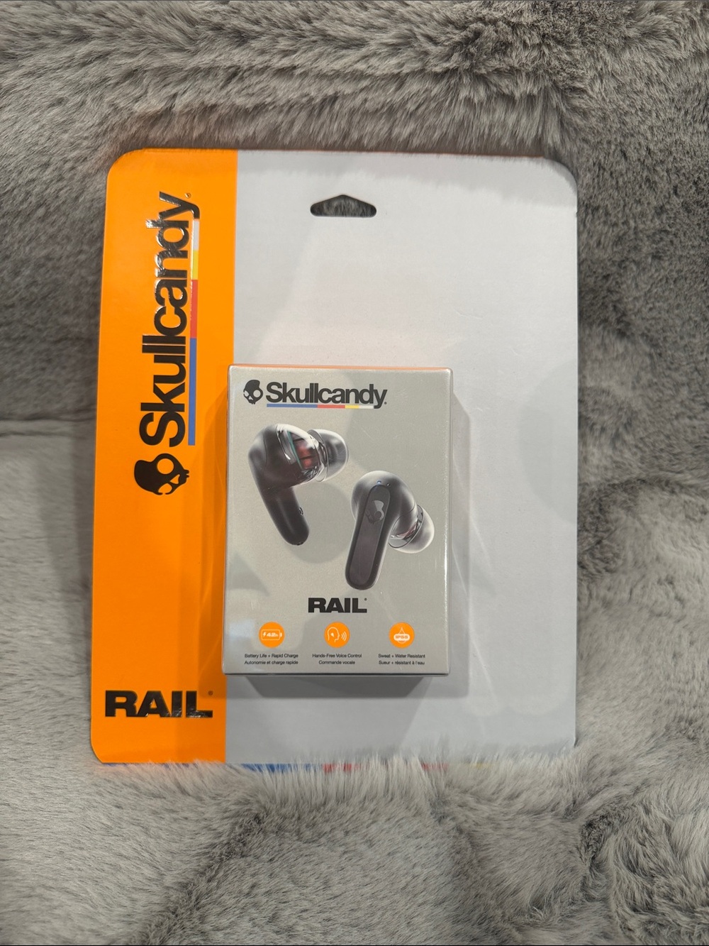 NWT Skullcandy Rail True Wireless Earbuds Black Sealed Bluetooth